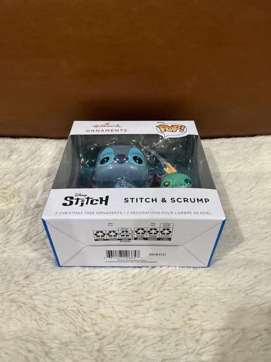 Hallmark - Disney Lilo & Stitch and Scrump Funko POP! Ornament
