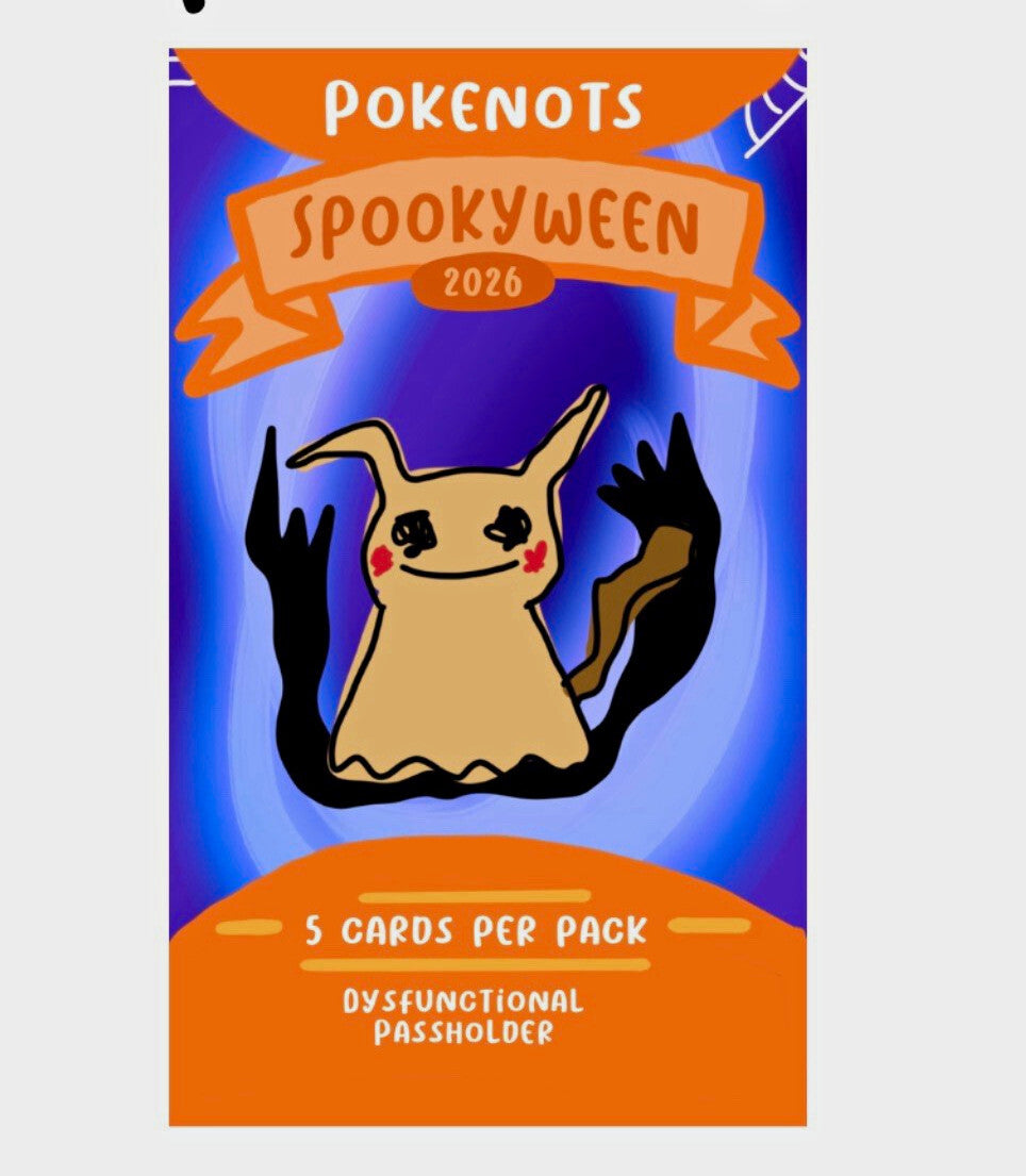 Pokenots Spookyween 2026, 1 pack sealed | PRESALE | ships by 10/26/26