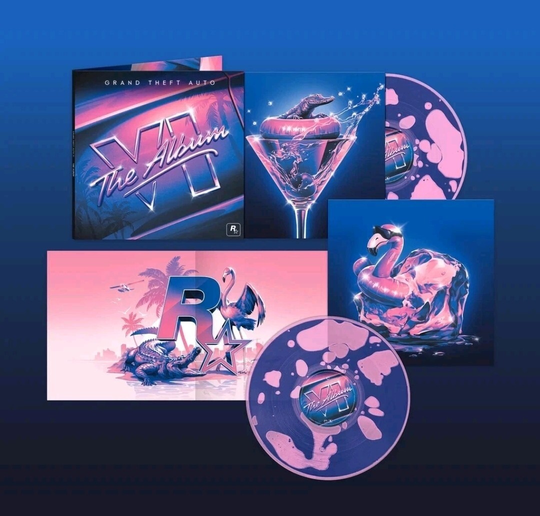 Grand Theft Auto VI The Album LIMITED LIQUID FILLED VINYL GTA 6 - Presale 11/25