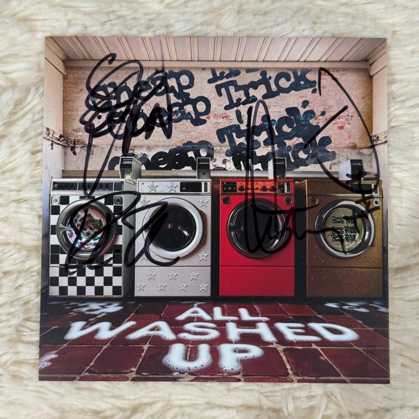 Cheap Trick - All Washed Up - CD - Autographed Card Insert