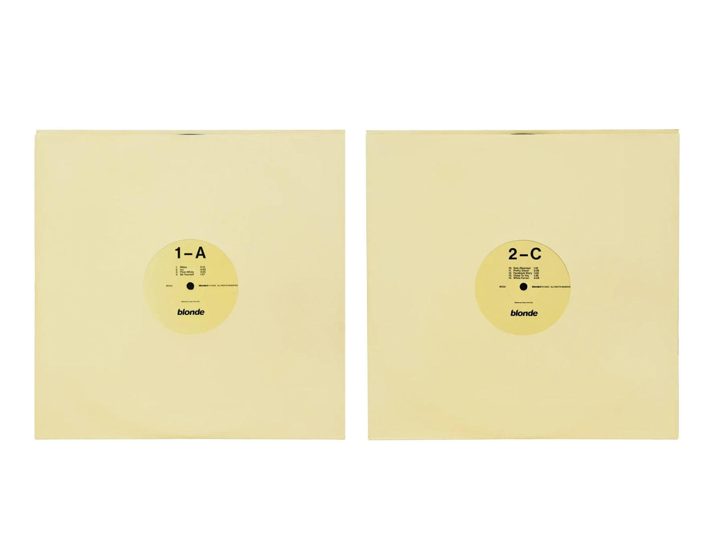 Frank Ocean - Blonde - 2LP Vinyl w/ Poster