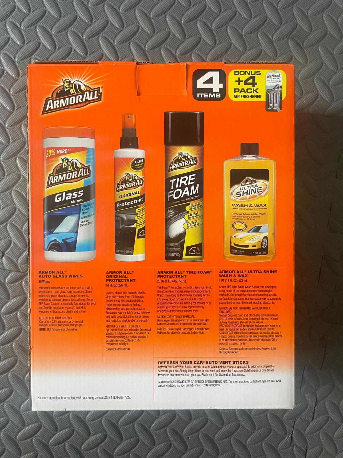 Armor All - Complete Car Cleaning Car Care Kit (4 Pieces)