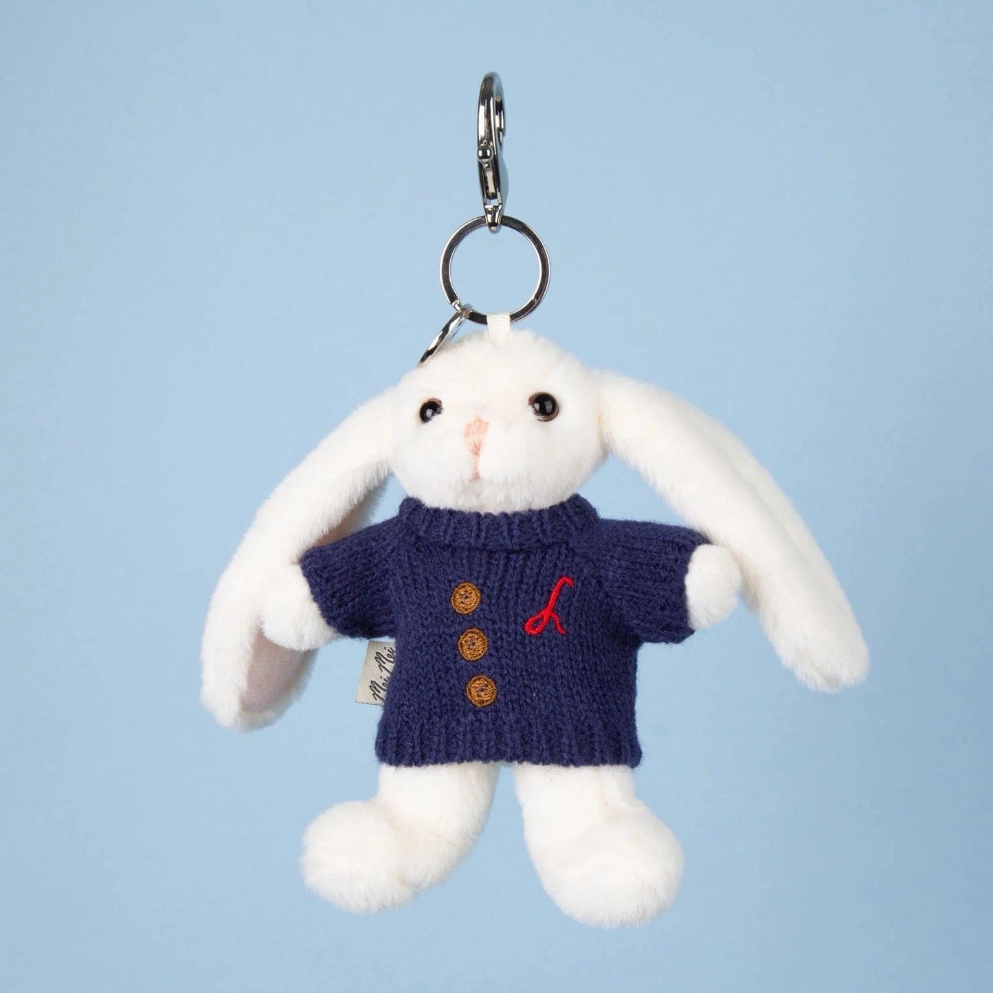 Mei Mei Bunny Plush Bag Charm Keychain 5" Collectible