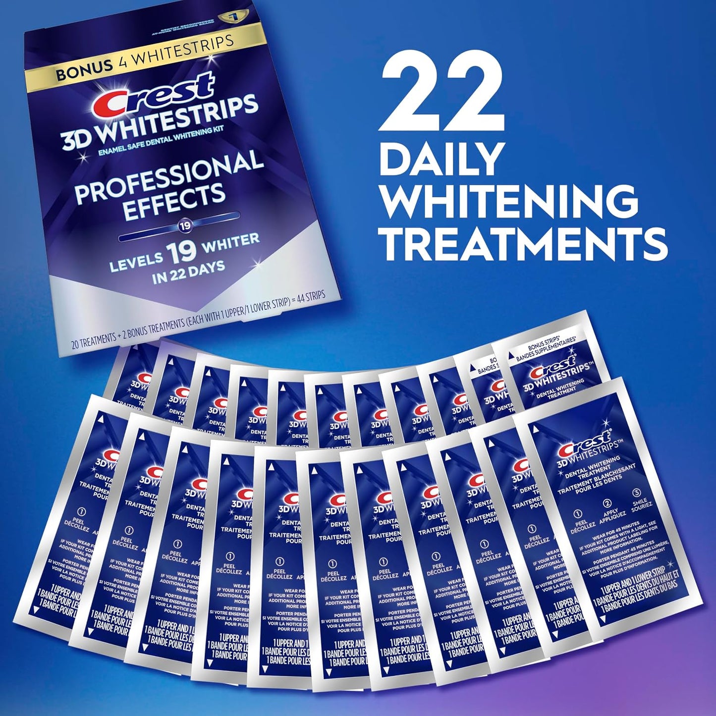 Crest 3D Whitestrips Professional Effects 44 Strips