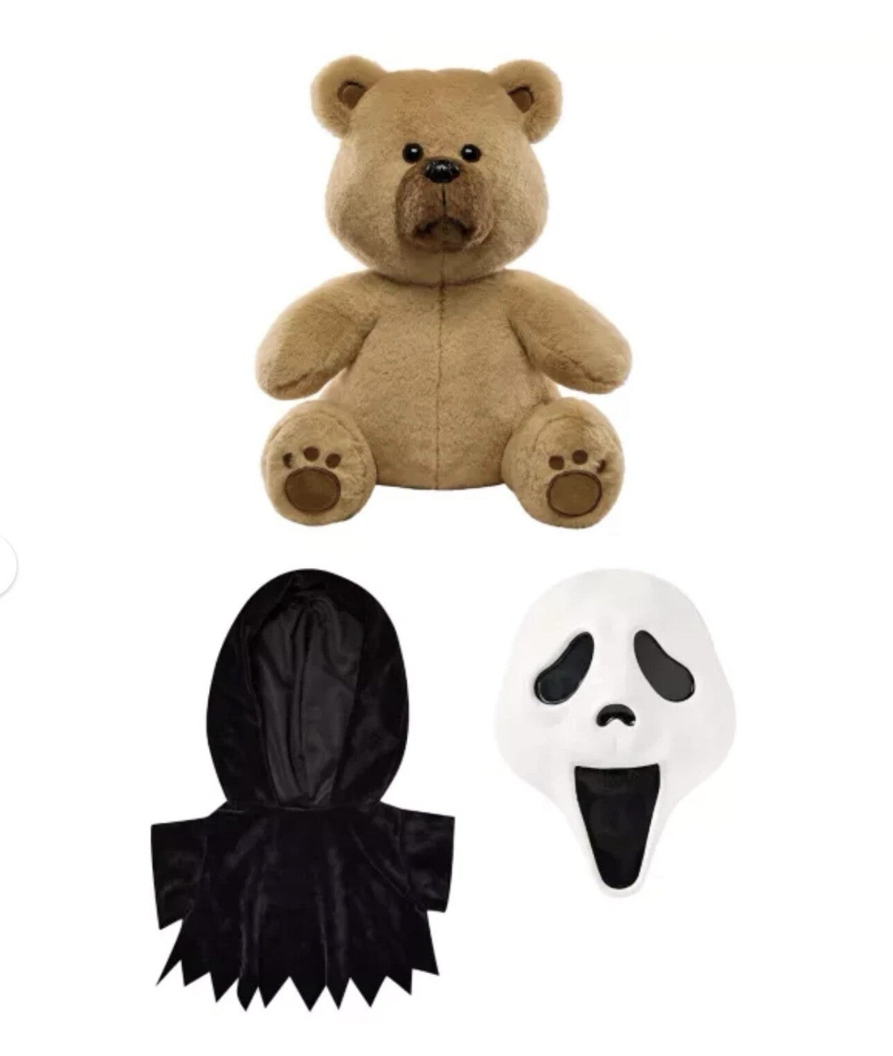 Teddy Terrors - Ghost Face Scream Plush Bear