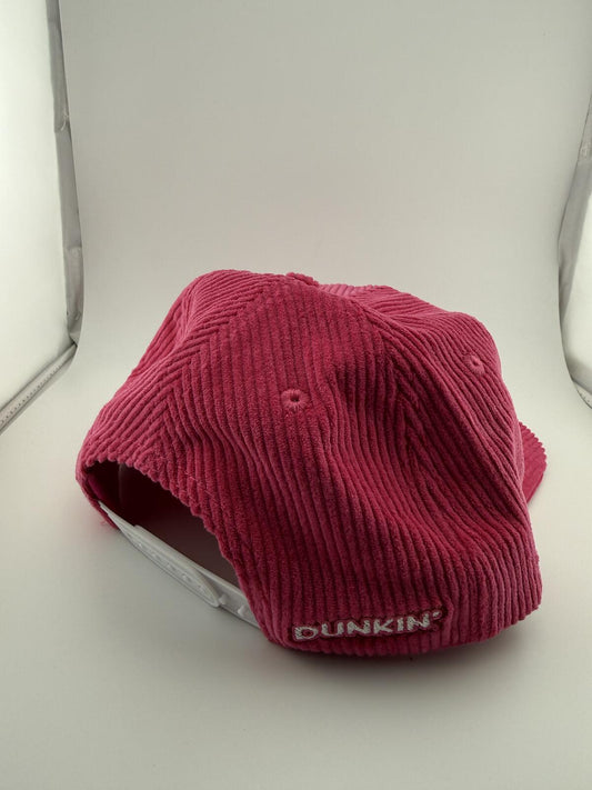 Dunkin - DunKings Pink Corduroy Snapback Hat - Limited Edition 2025