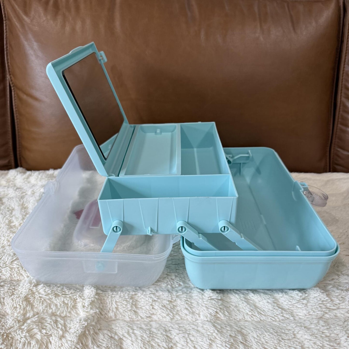 Pokemon x Target Caboodles Case Clear Sparkle/ Light Blue 30th Anniversary