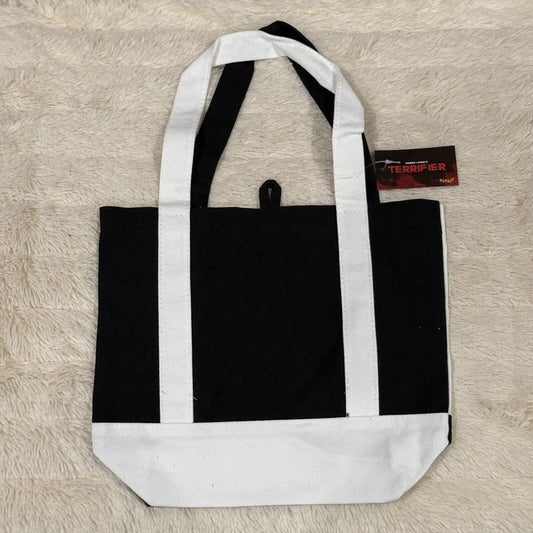 Terrifier Embroidered Mini Tote Bag - 10.5" H x 12.25" W x 3.5" D.