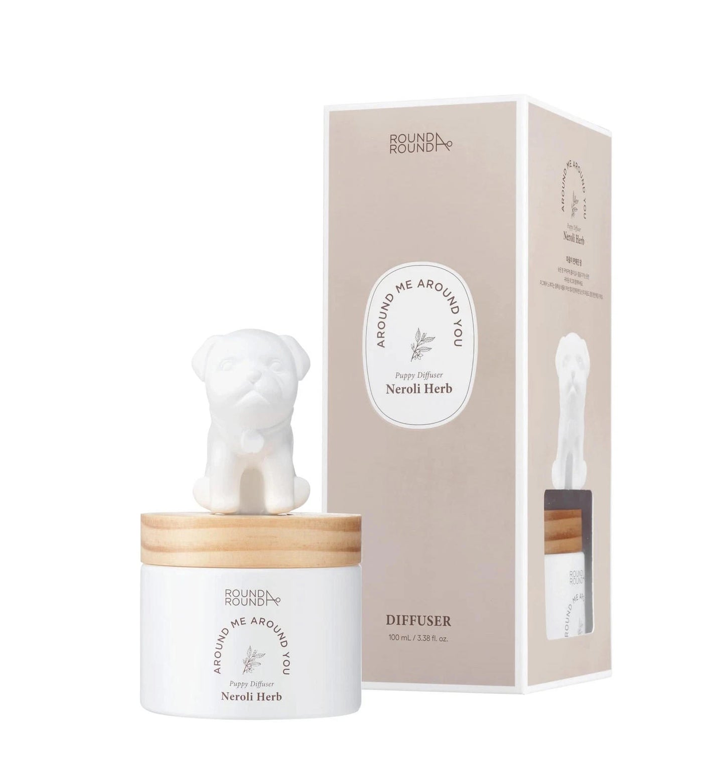 Puppy Room Reed Diffuser 100ml Gypsum Dog Fragrance Home Scent