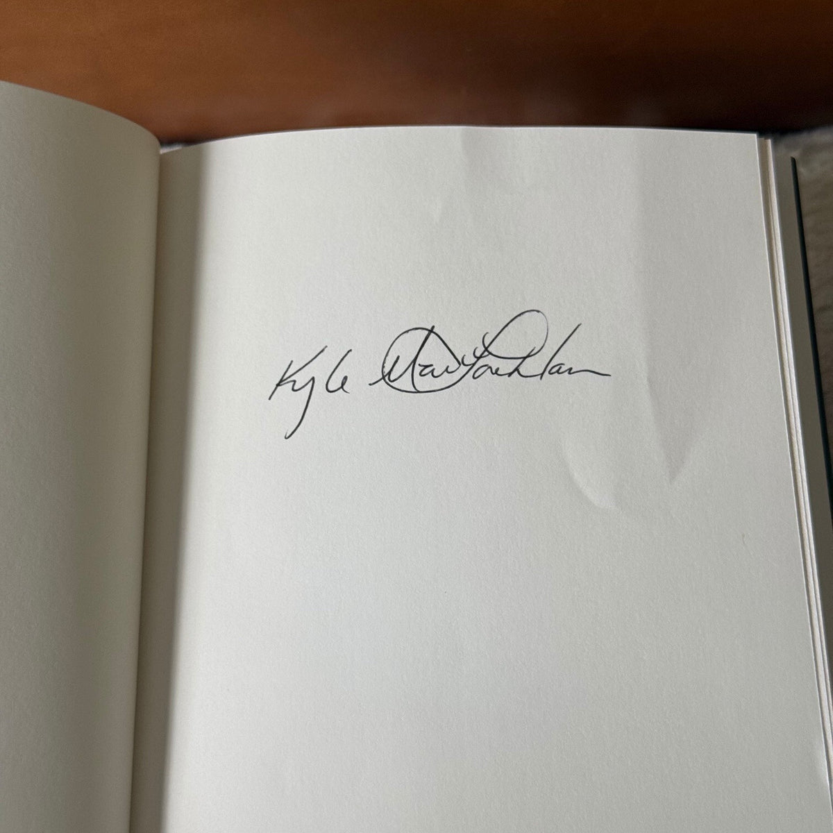 Fictional Selves - Kyle MacLachlan - Autographed Hardcover Memoir Book