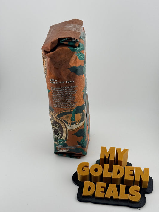 Starbucks - Decaf Pike Place Roast Whole Bean 16 oz Medium Roast