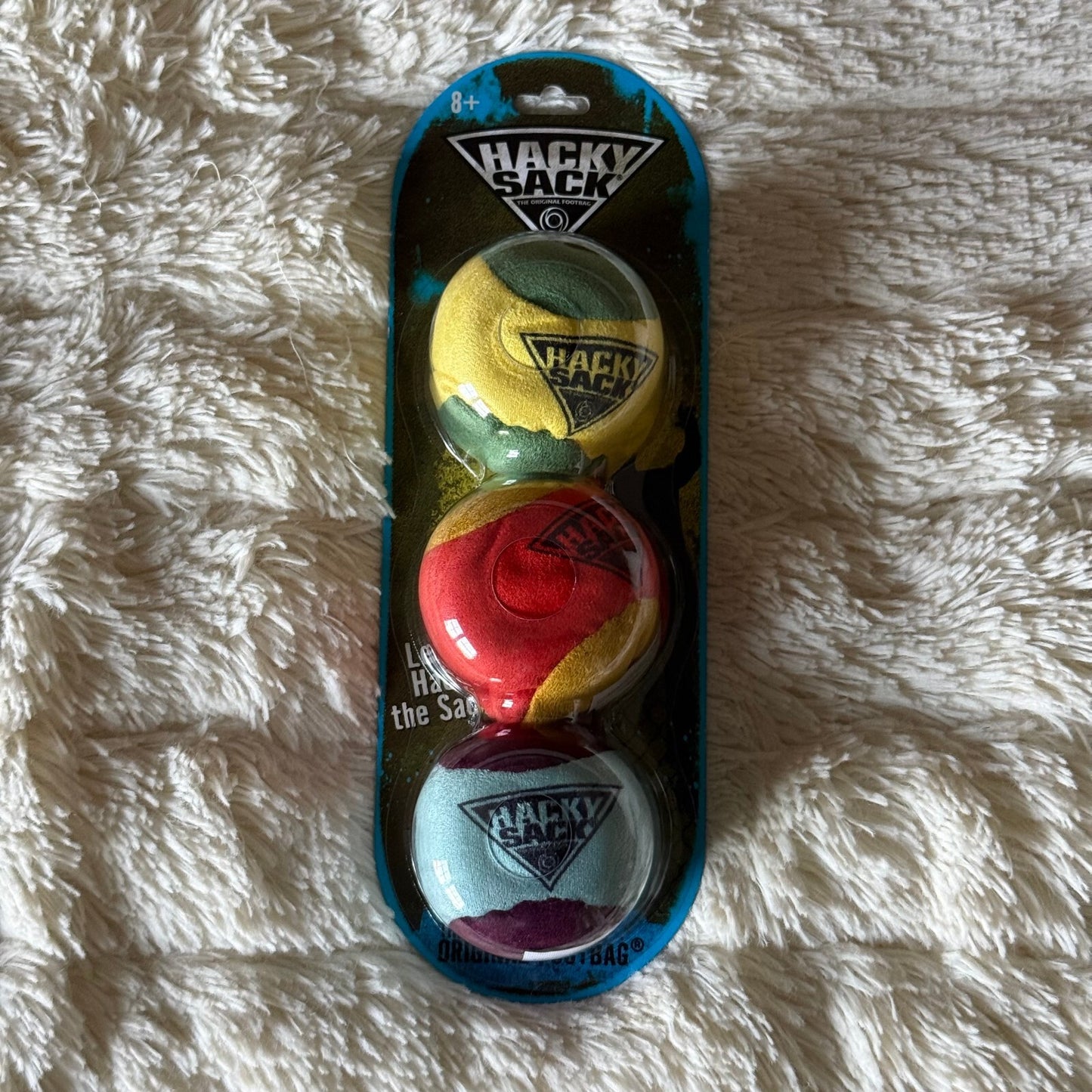 Original Hacky Sack Footbag - Core 70s, 80’s Toys - 3 pack
