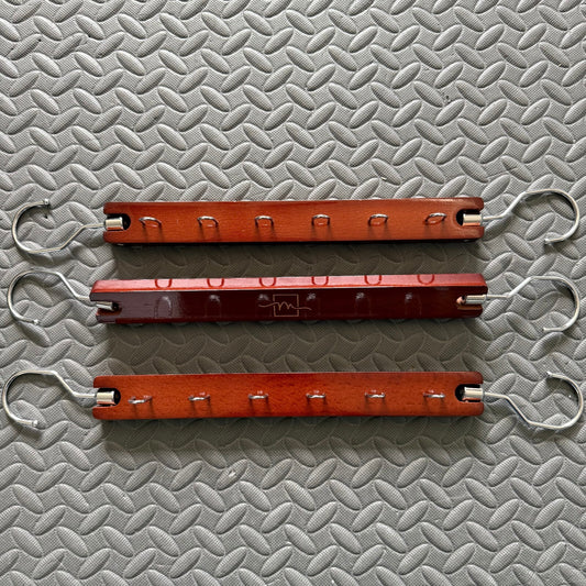 Space Saving Hangers - Mahogany - Closet Organizer - 3 Pack