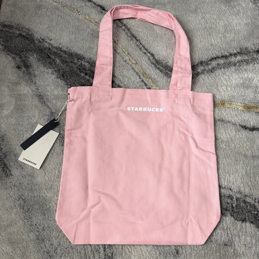 Starbucks - Pink Bear Canvas Tote Bag Strawberry Design