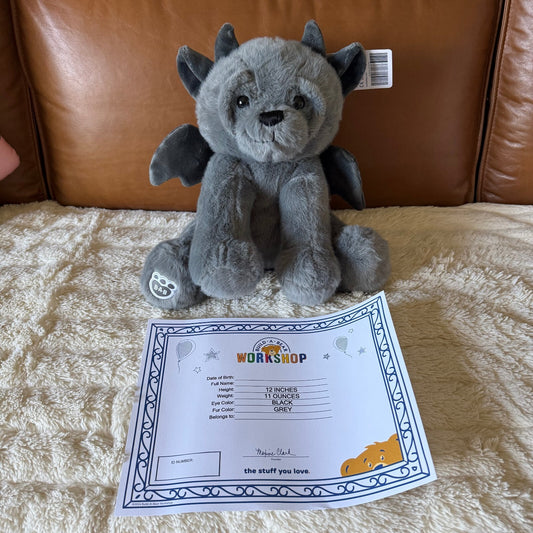 Build-A-Bear - 2026 Gargoyle Teddy Bear Plush 12”