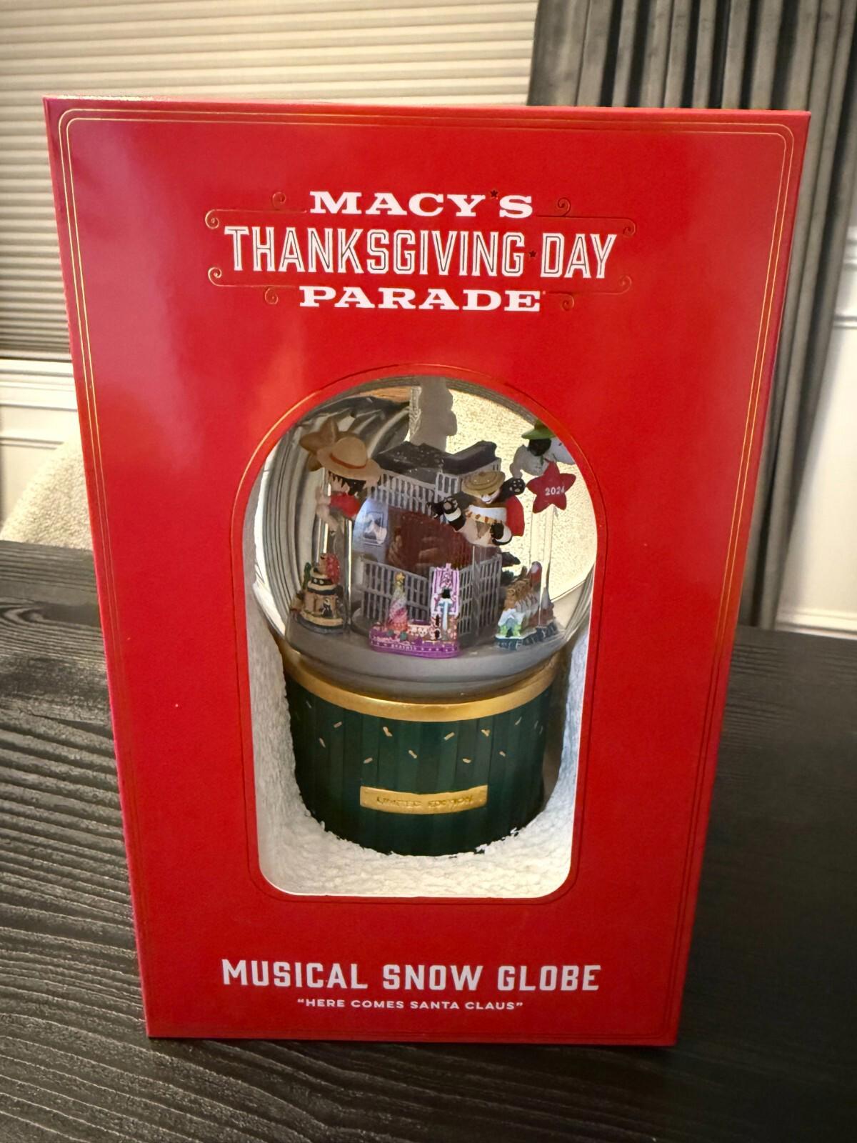 Macy's 2024 Thanksgiving Day Parade Waterglobe