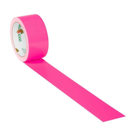 Color Duck Tape - Brand Duct Tape - Neon Pink 1.88 in. x 15 yd.
