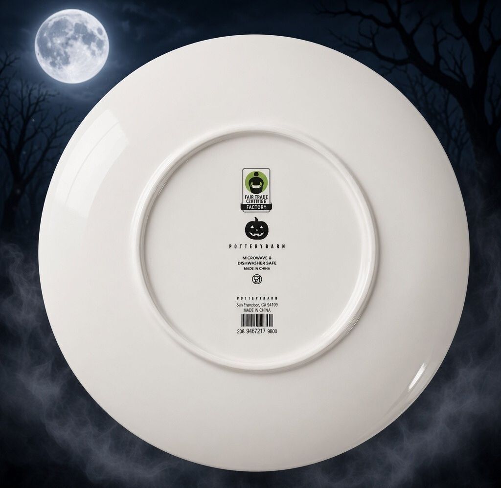 Pottery Barn - Midnight Manor Dinner Plates 10.75" - Set of 4