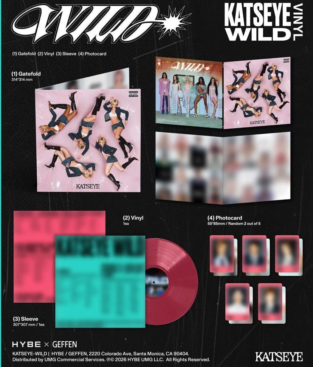 Katseye - Wild Vinyl LP - Official Store Exclusive - Signed