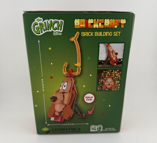 Brickcraft Grinch Max The Dog Christmas Building Set 135pc