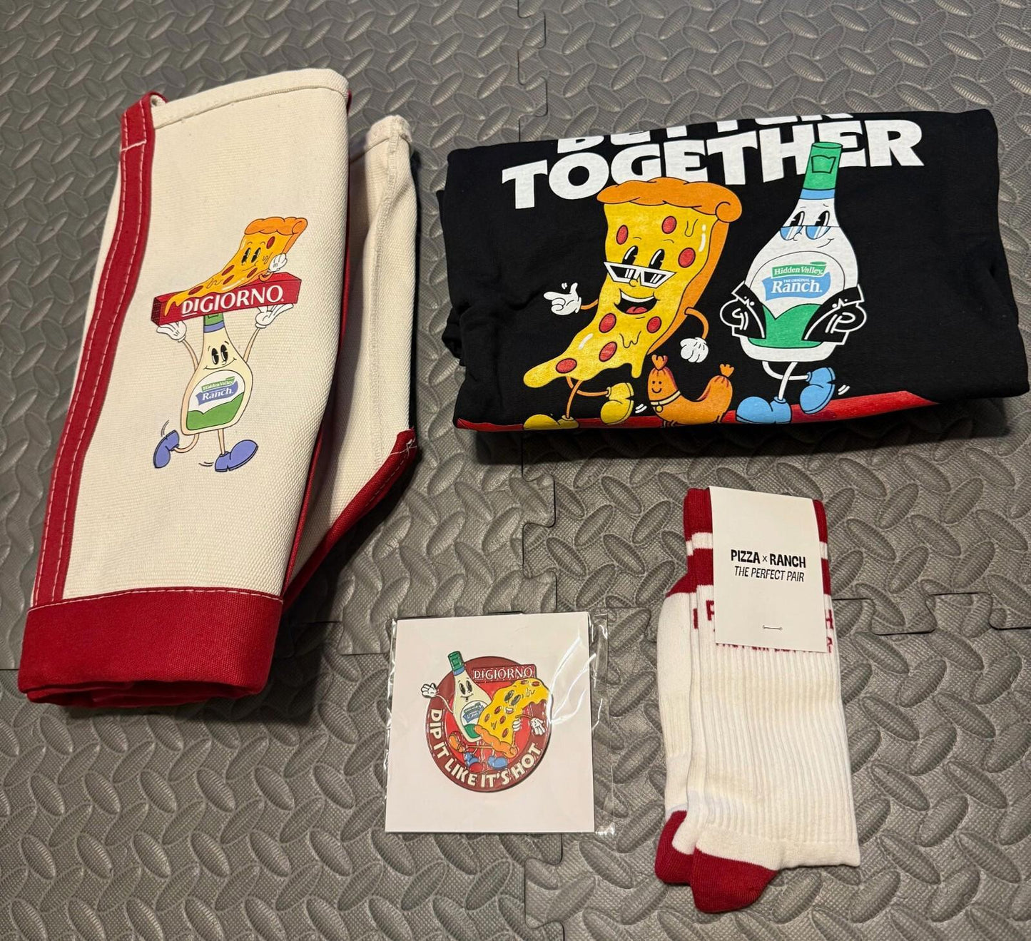 DiGiorno and Hidden Valley Ranch Collection (Tote, Shirt, Socks)