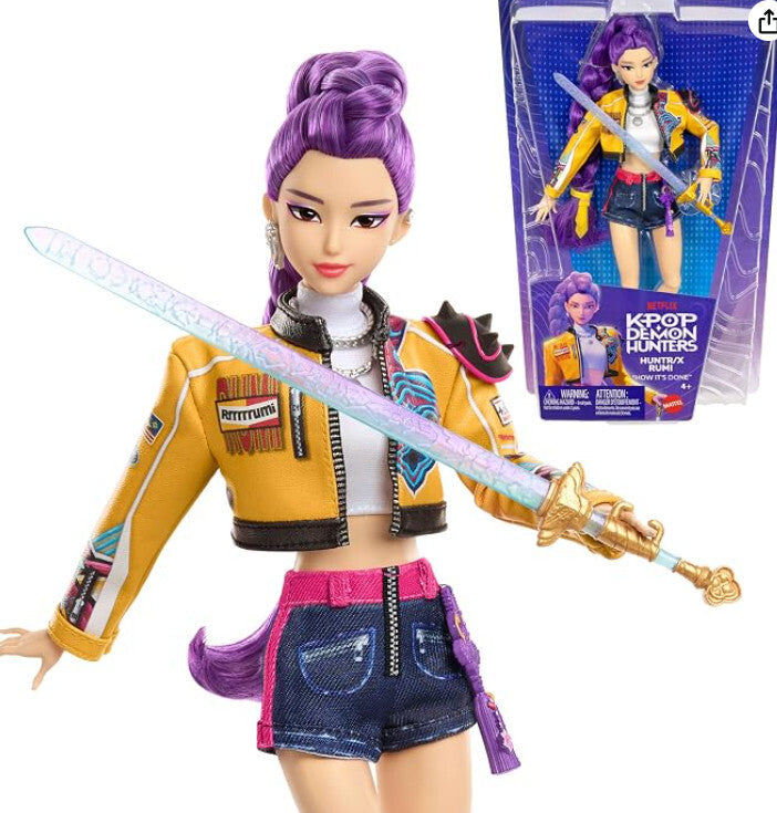 KPop Demon Hunters - Huntr/x RUMI Doll