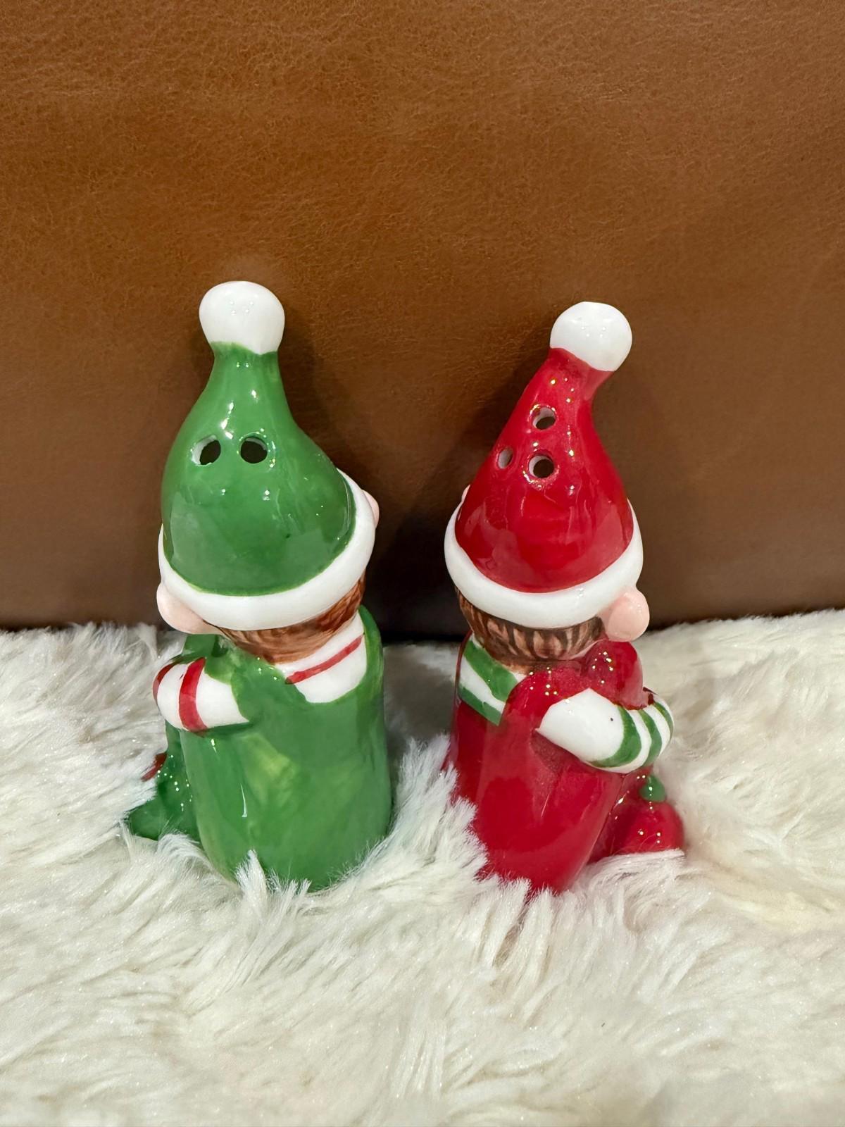 Cracker Barrel Elf Salt & Pepper Shaker Set