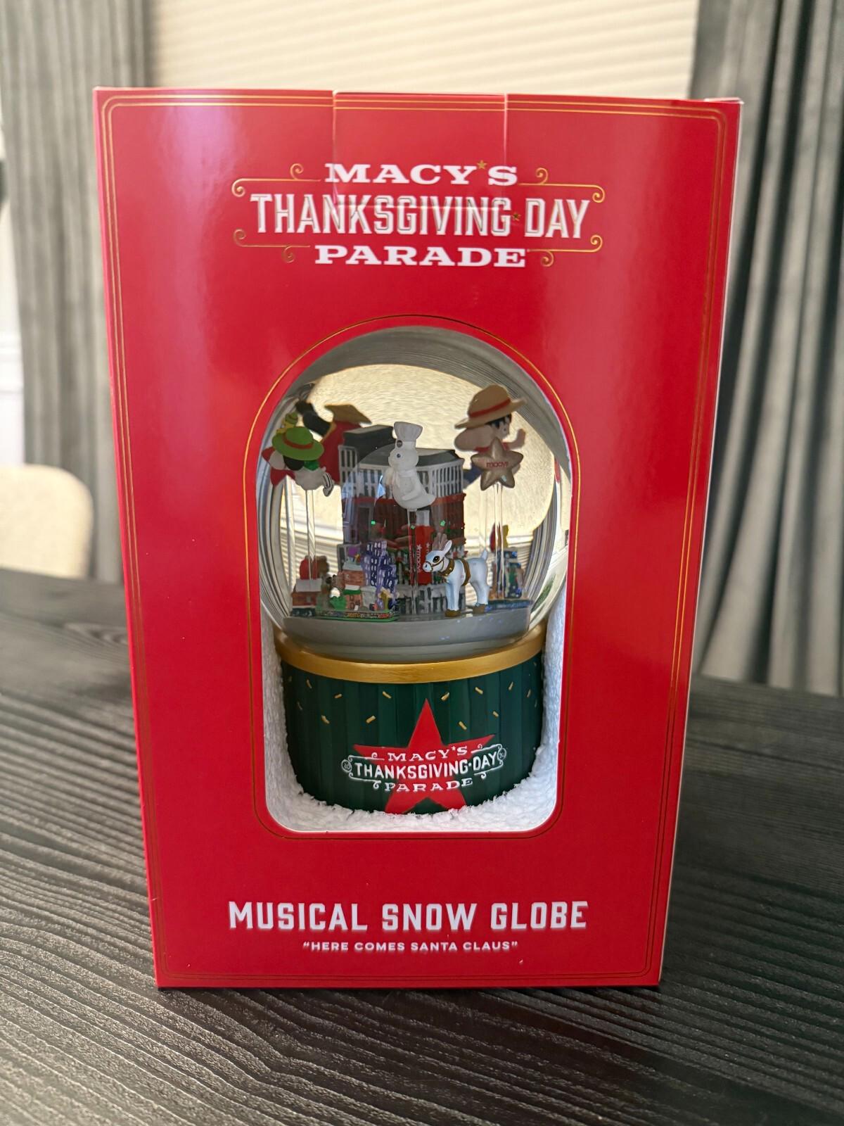Macy's 2024 Thanksgiving Day Parade Waterglobe