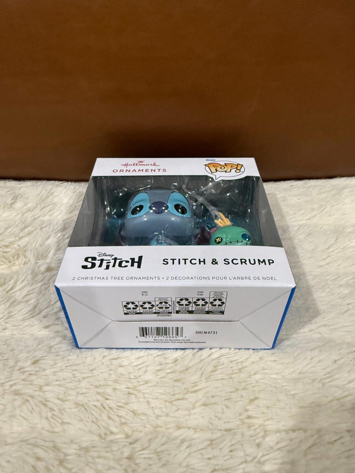Hallmark - Disney Lilo & Stitch and Scrump Funko POP! Ornament