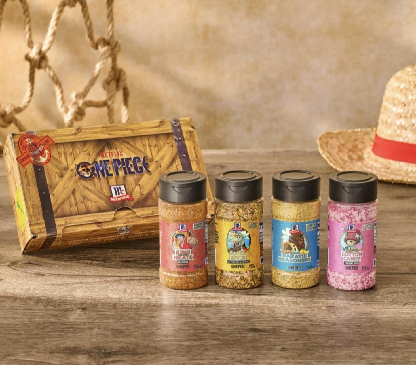 McCormick One Piece Spice Kit Of 4 - Limited Edition