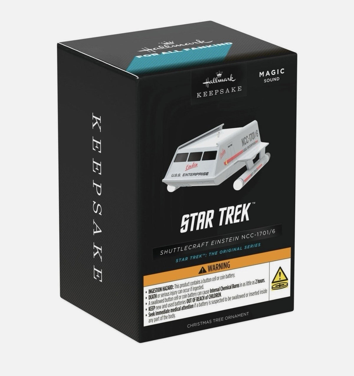 2026 Hallmark Keepsake Star Trek Shuttlecraft Einstein Ornament