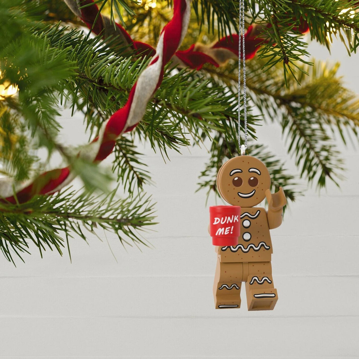 Hallmark - Gingerbread Man Lego "Dunk Me"  Keepsake Ornament