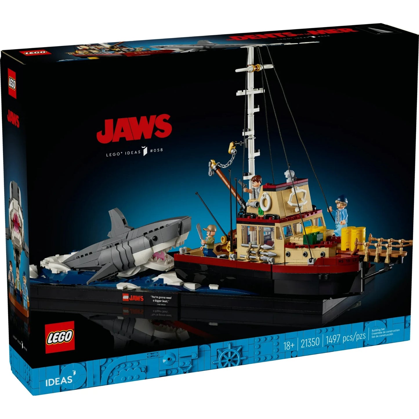 LEGO Ideas Jaws Set - Diorama Kit - 21350