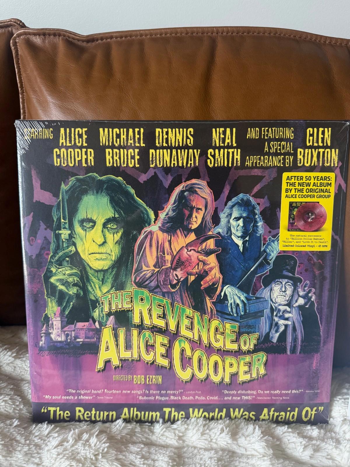 The Revenge of Alice Cooper - Violet 2LP - Autographed