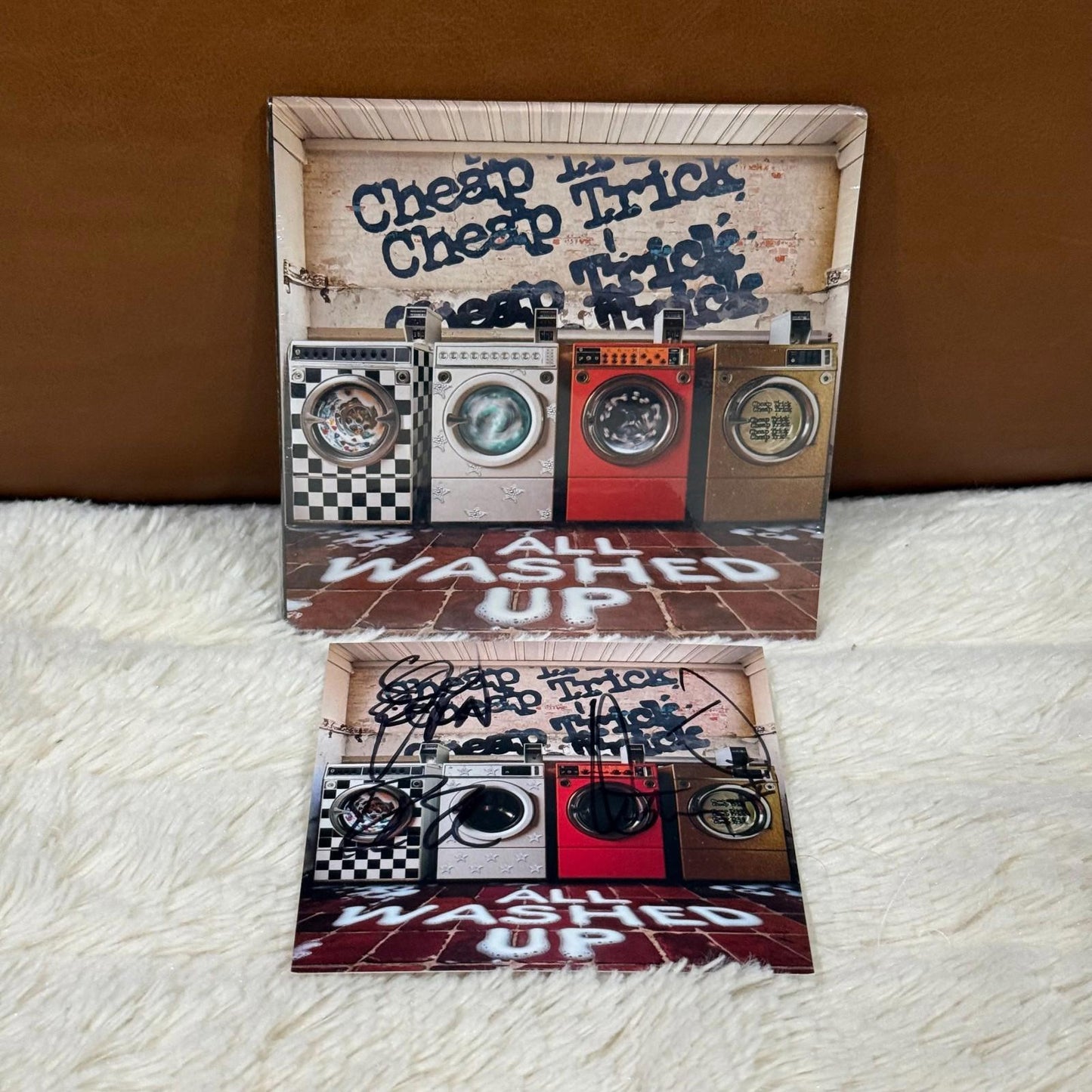 Cheap Trick - All Washed Up - CD - Autographed Card Insert