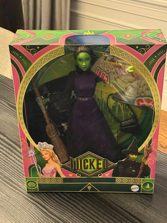 Wicked Elphaba Deluxe Doll Mattel URL Misprint New Sealed