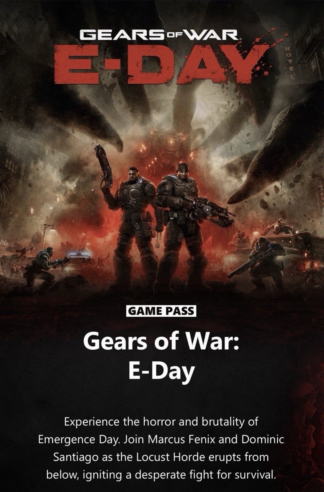 Gears of War: E-DAY - Collector's Edition - Xbox Series X - + Beta Access