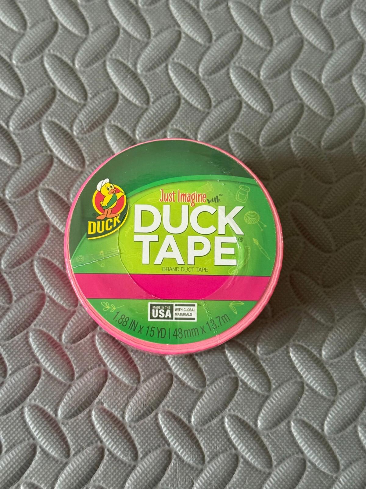 Color Duck Tape - Brand Duct Tape - Neon Pink 1.88 in. x 15 yd.