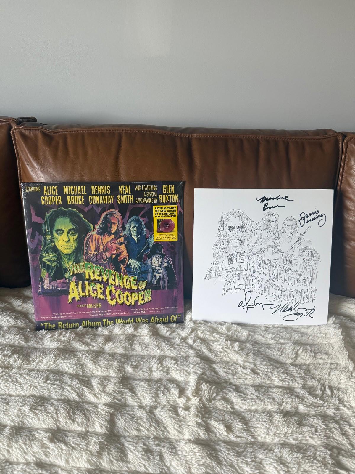 The Revenge of Alice Cooper - Violet 2LP - Autographed