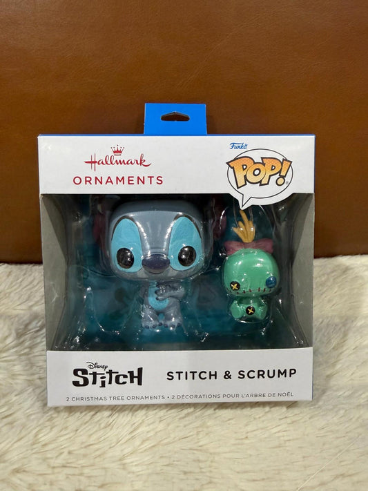 Hallmark - Disney Lilo & Stitch and Scrump Funko POP! Ornament