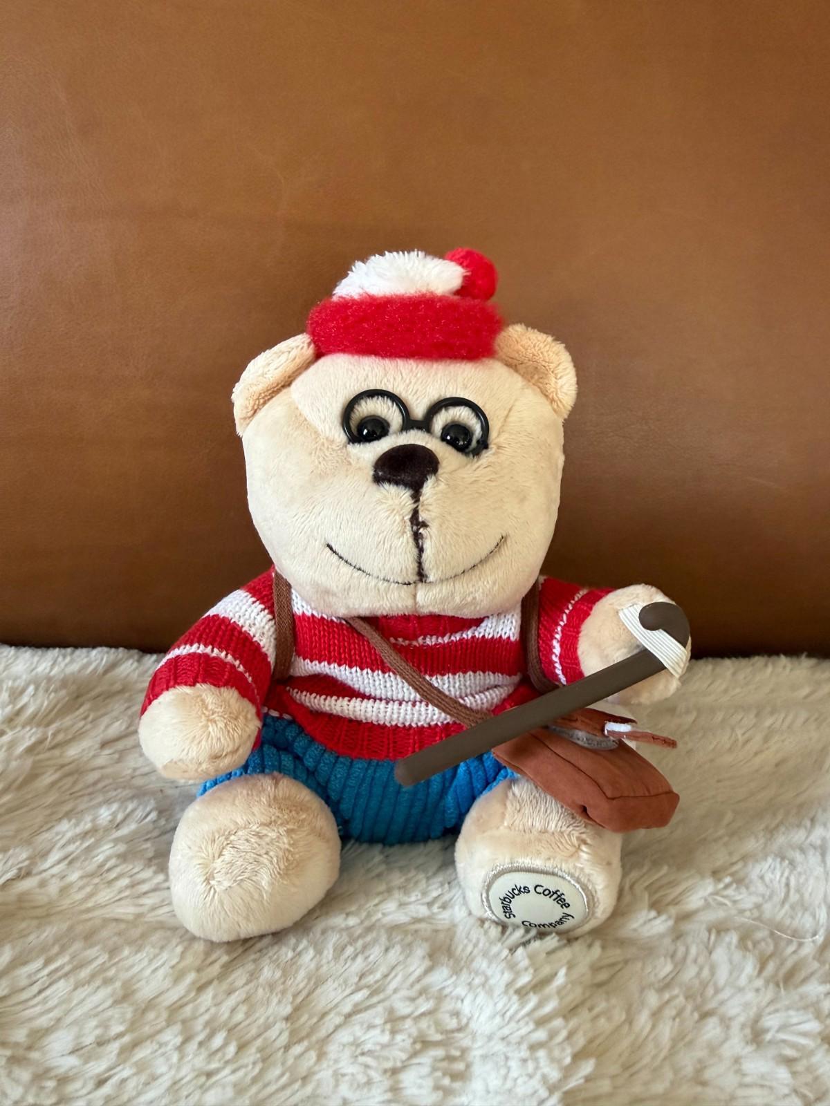 Starbucks - Korea 2025 Where’s Wally Christmas - Bearista Doll