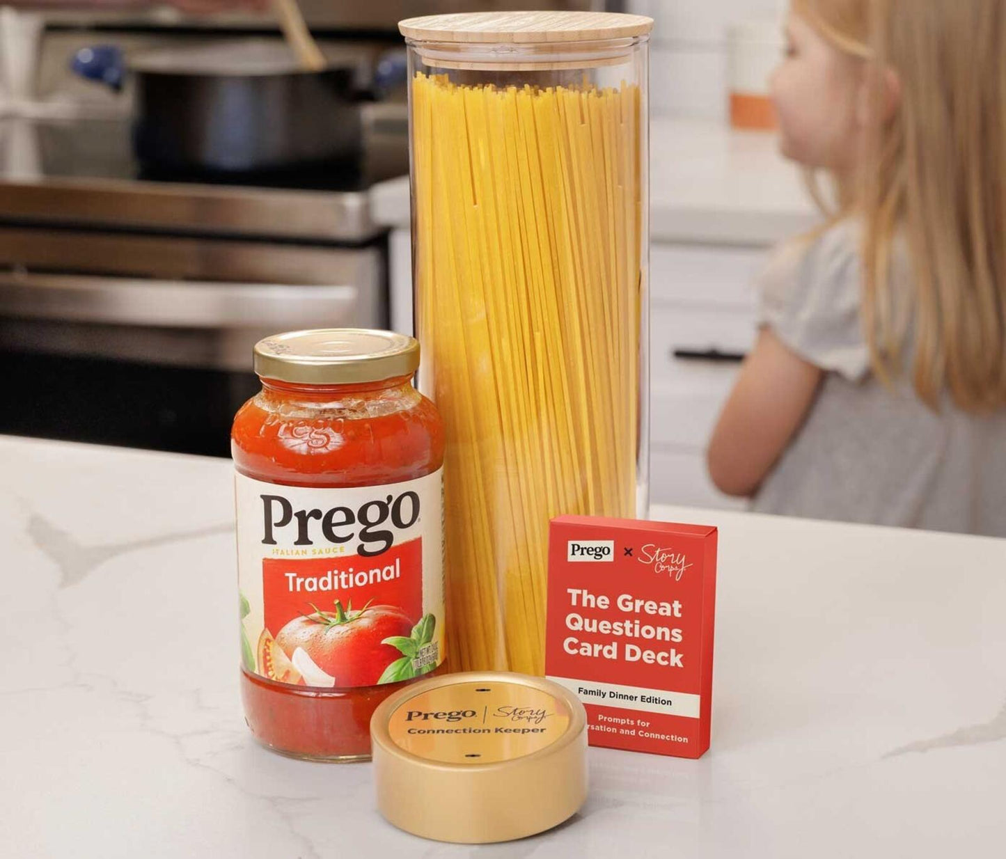 Prego x StoryCorps Connection Keeper Meal Essentials