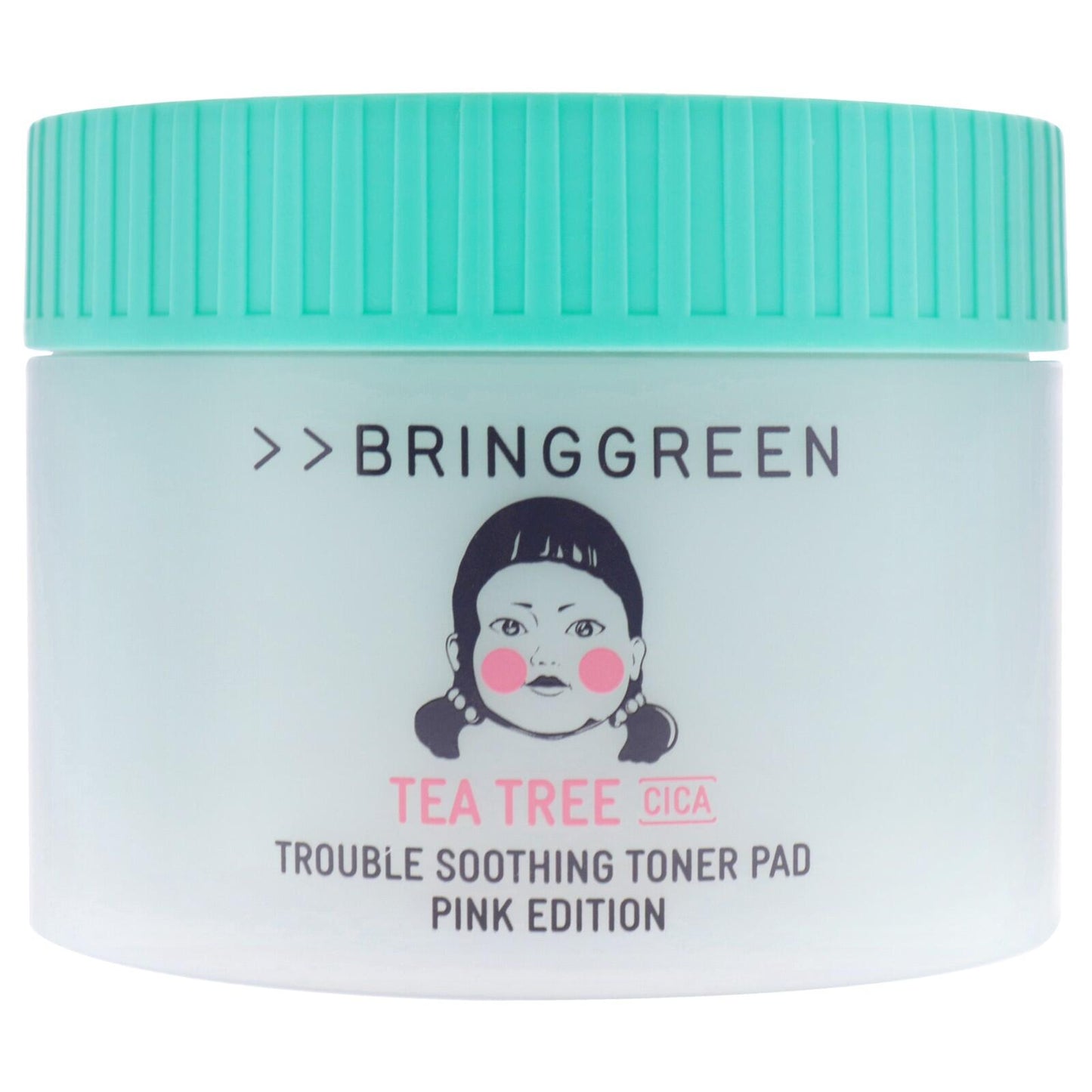 BringGreen - Trouble Soothing Toner Pad - Pink Edition Tea Tree - 90 pc