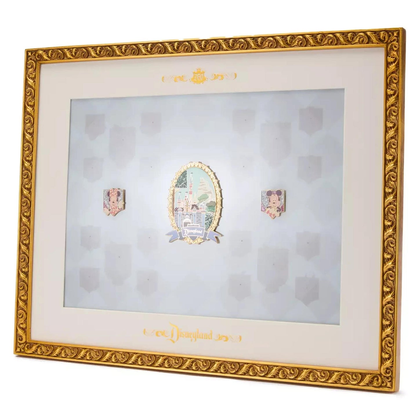Disney Castle 70th Anniversary Vault LE Pin Frame w/ 3 pins