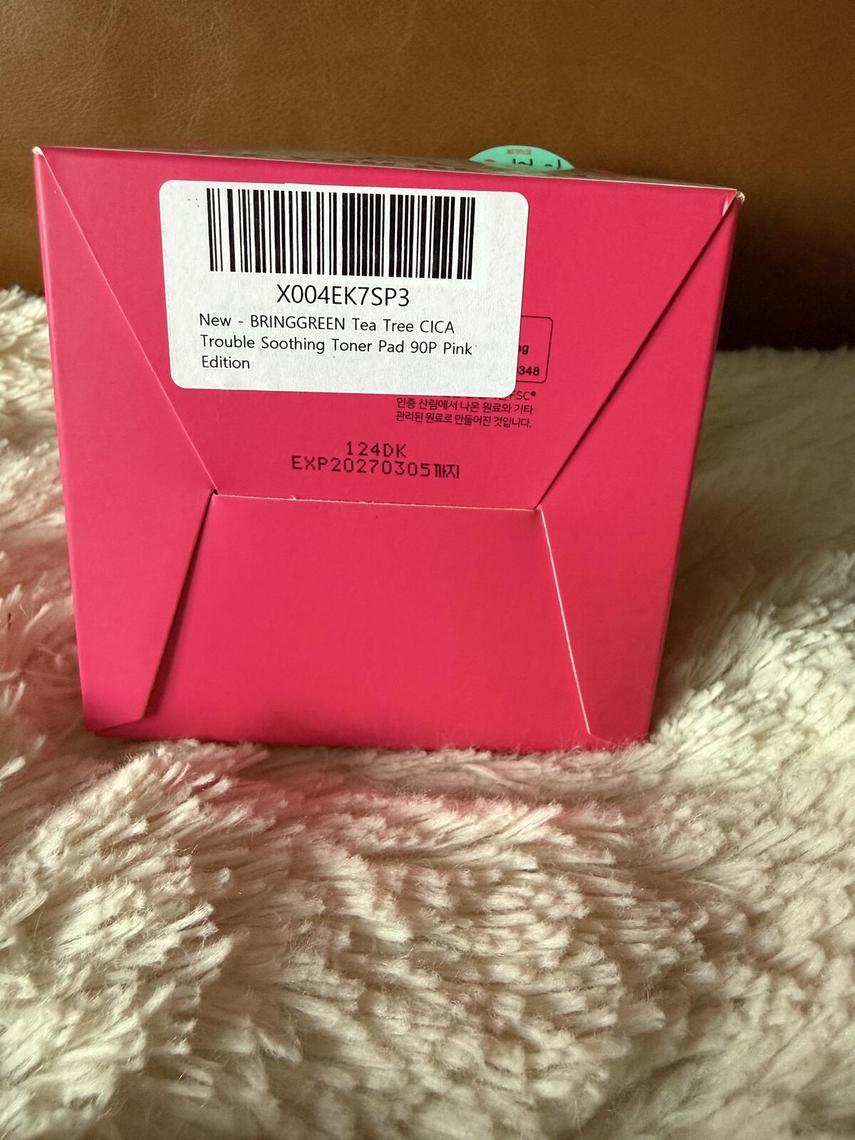 BringGreen - Trouble Soothing Toner Pad - Pink Edition Tea Tree - 90 pc
