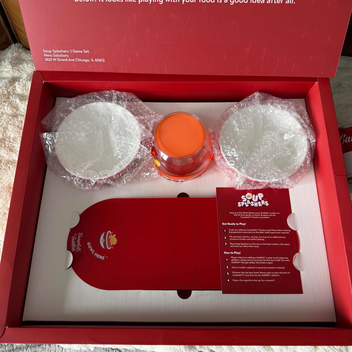 Soup Splashers Game - Goldfish & Campbells