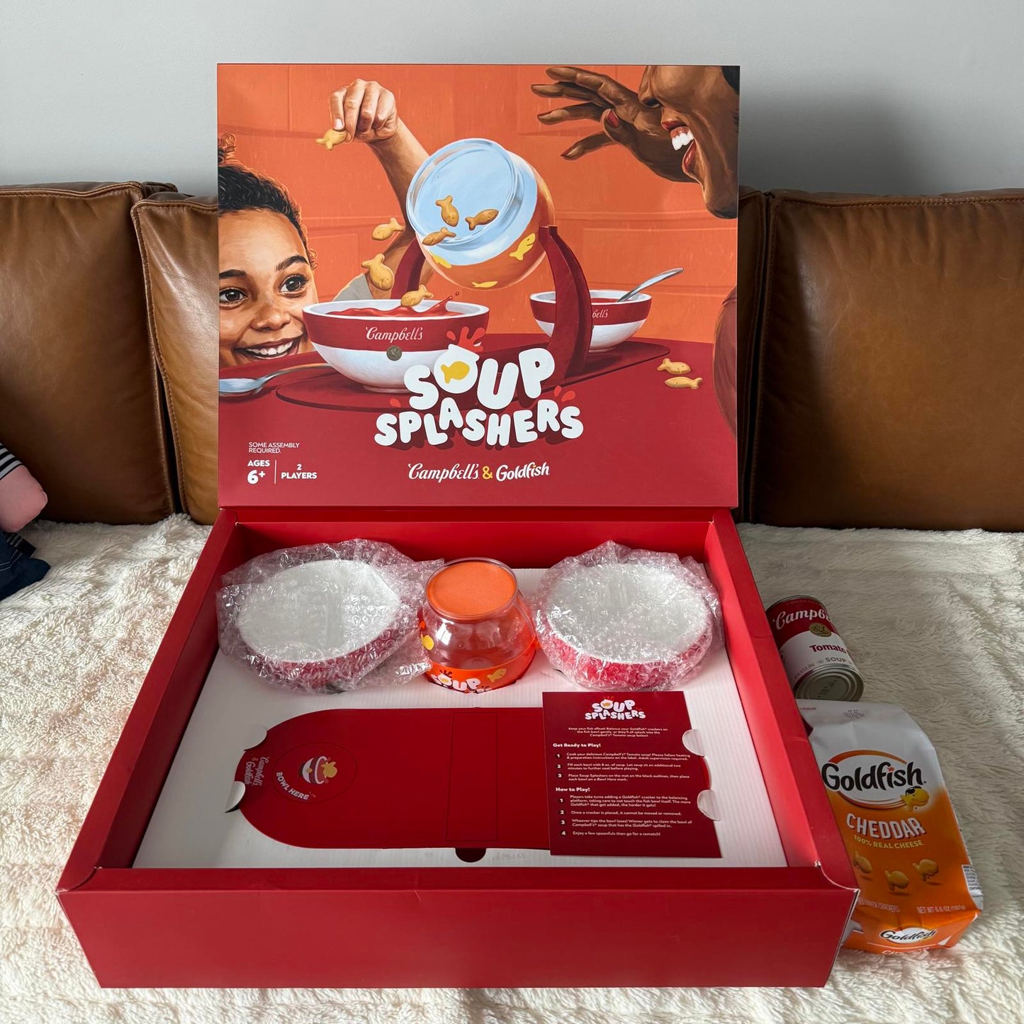 Soup Splashers Game - Goldfish & Campbells