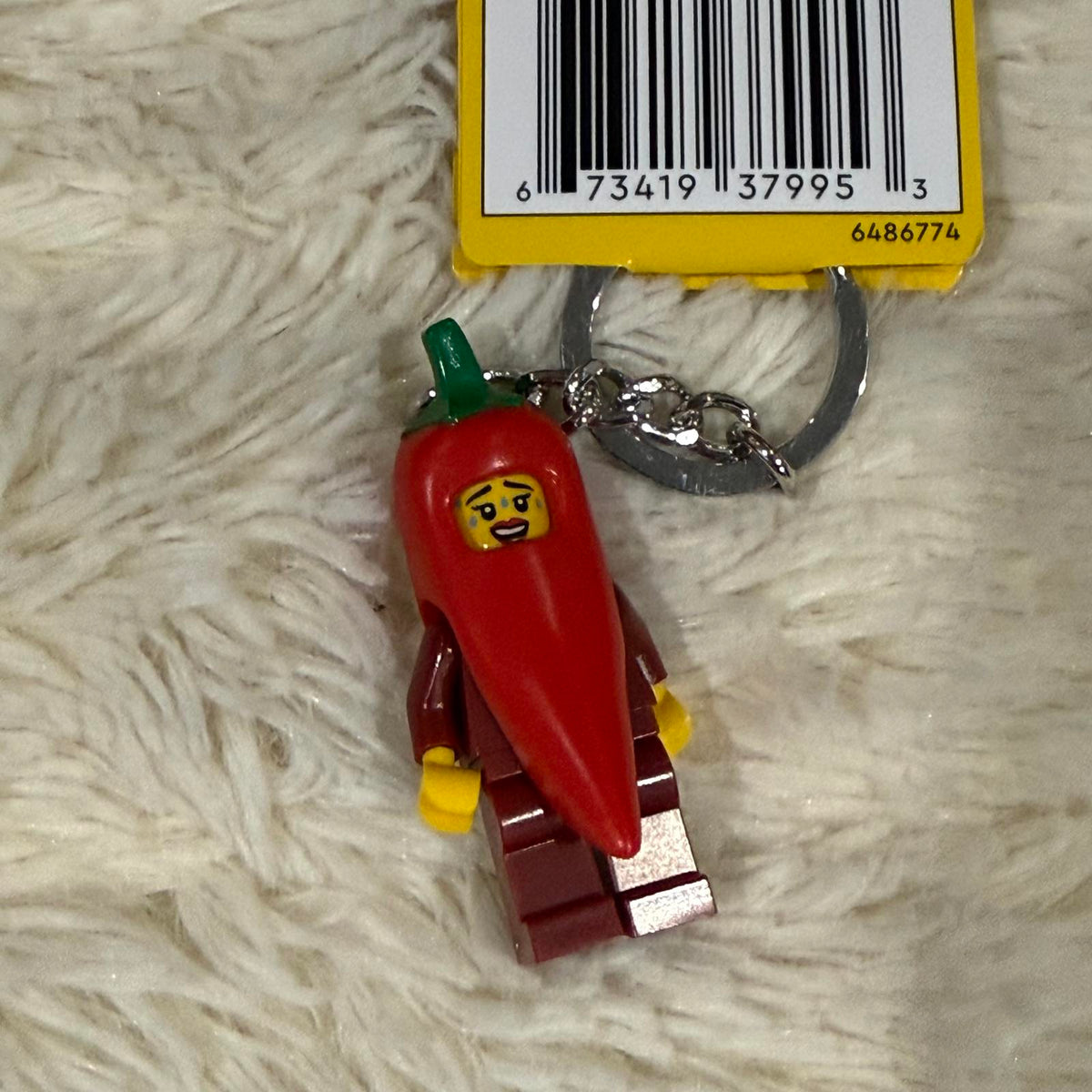 LEGO - 854234 Chilli Girl Keychain Minifigure Chili Keyring