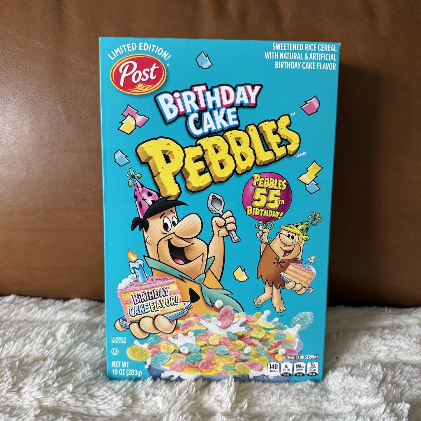 Post - Birthday Cake Pebbles Cereal - Fruity Pebbles