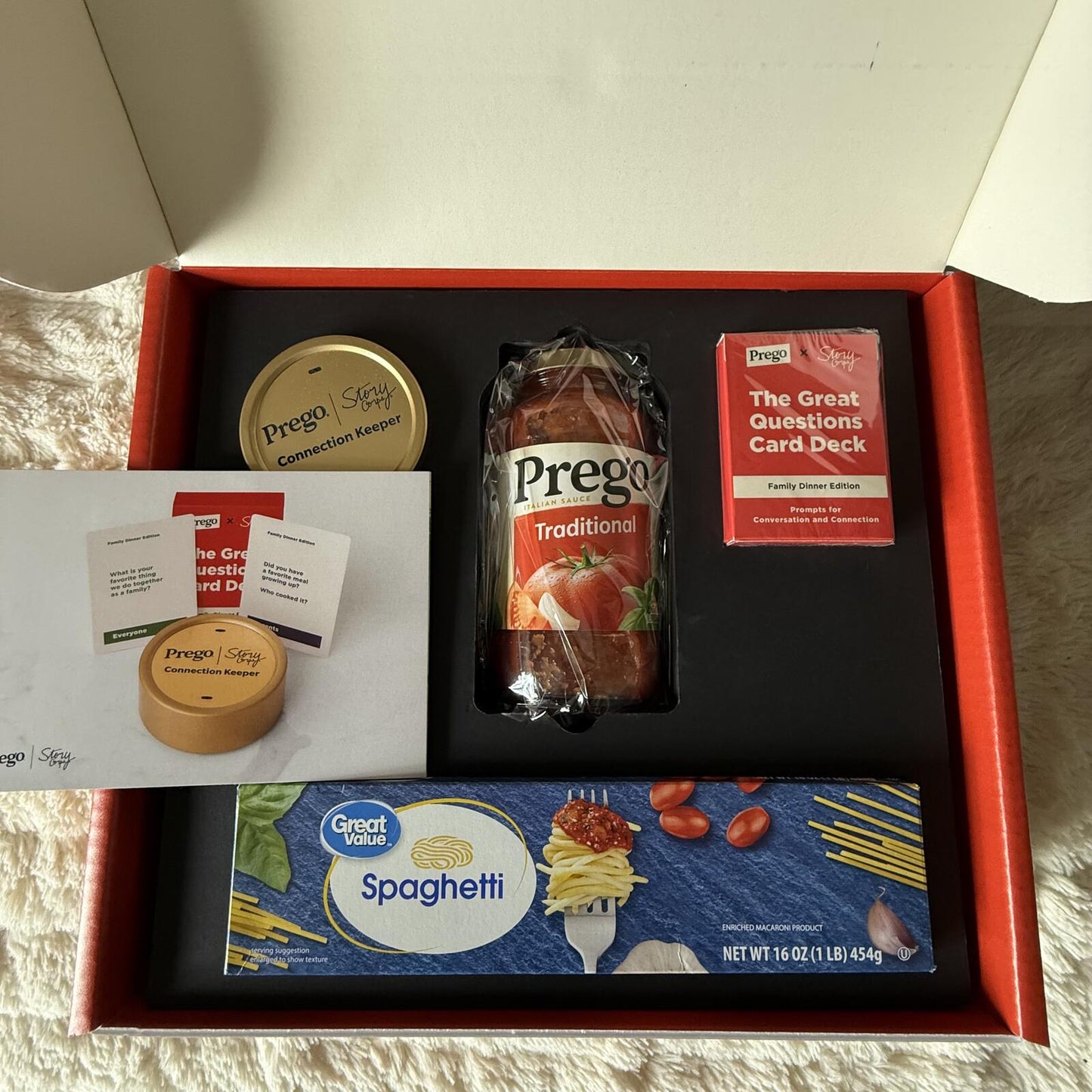 Prego x StoryCorps Connection Keeper Meal Essentials